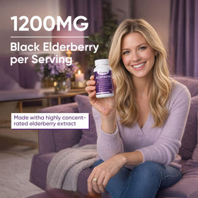 ELVERA Complément Alimentaire Sureau 1200mg, ingrédients principaux
