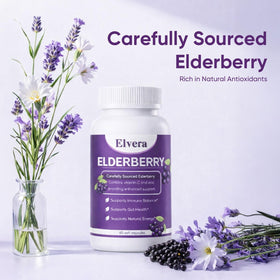 ELVERA Complément Alimentaire Sureau 1200mg, vue de côté