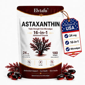 Elvtafu Astaxanthine 24mg softgels packaging front view