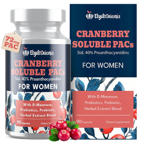 Elystrixionis Complément Alimentaire Cranberry 72mg PAC - vue de face