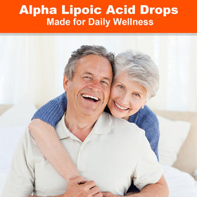 Elysx Alpha Lipoic Acid gouttes liquides 1000mg sur une table