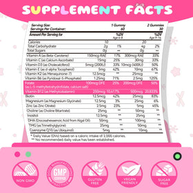 Elysx Gummies Multivitamines Methylées Fraise emballage