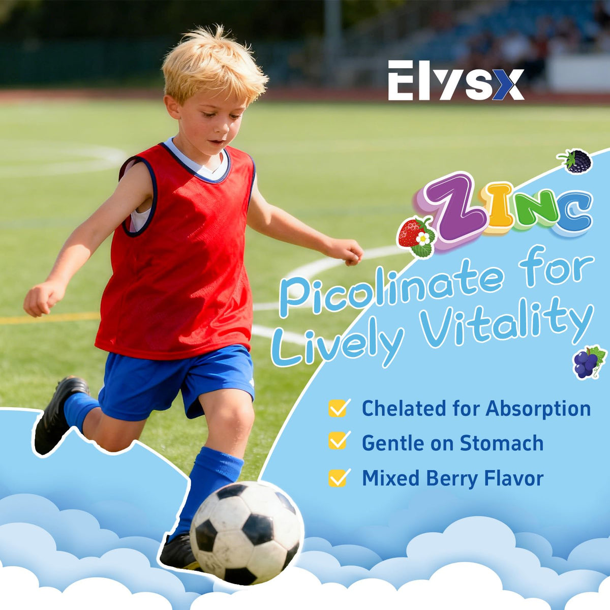 Elysx Zinc Picolinate Cuivre Gouttes Liquides 30mg en utilisation