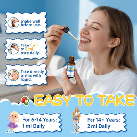 Elysx Zinc Picolinate Cuivre Gouttes Liquides 30mg vue de côté