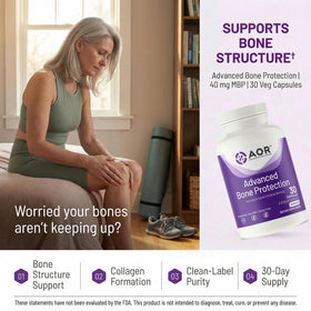 Emballage AOR Protection des Os Capsules avec informations de produit