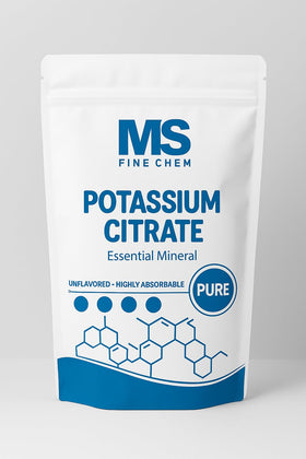 Emballage arrière de la poudre de citrate de potassium MS Finechem
