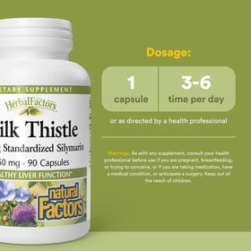 Emballage Chardon-Marie Natural Factors 60 capsules