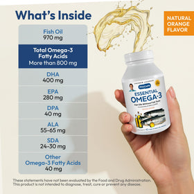 Emballage d'ANDREW LESSMAN Omega-3 Essentiel 60 capsules