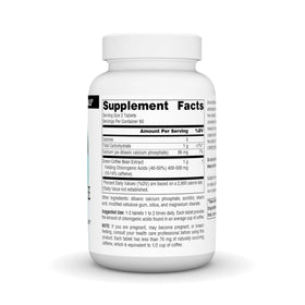 Emballage d'Extrait de Café Vert Source Naturals 500 mg