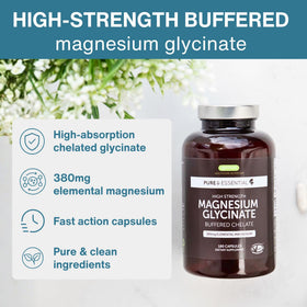 Emballage d'Igennus Magnésium Glycinate 380mg 180 capsules