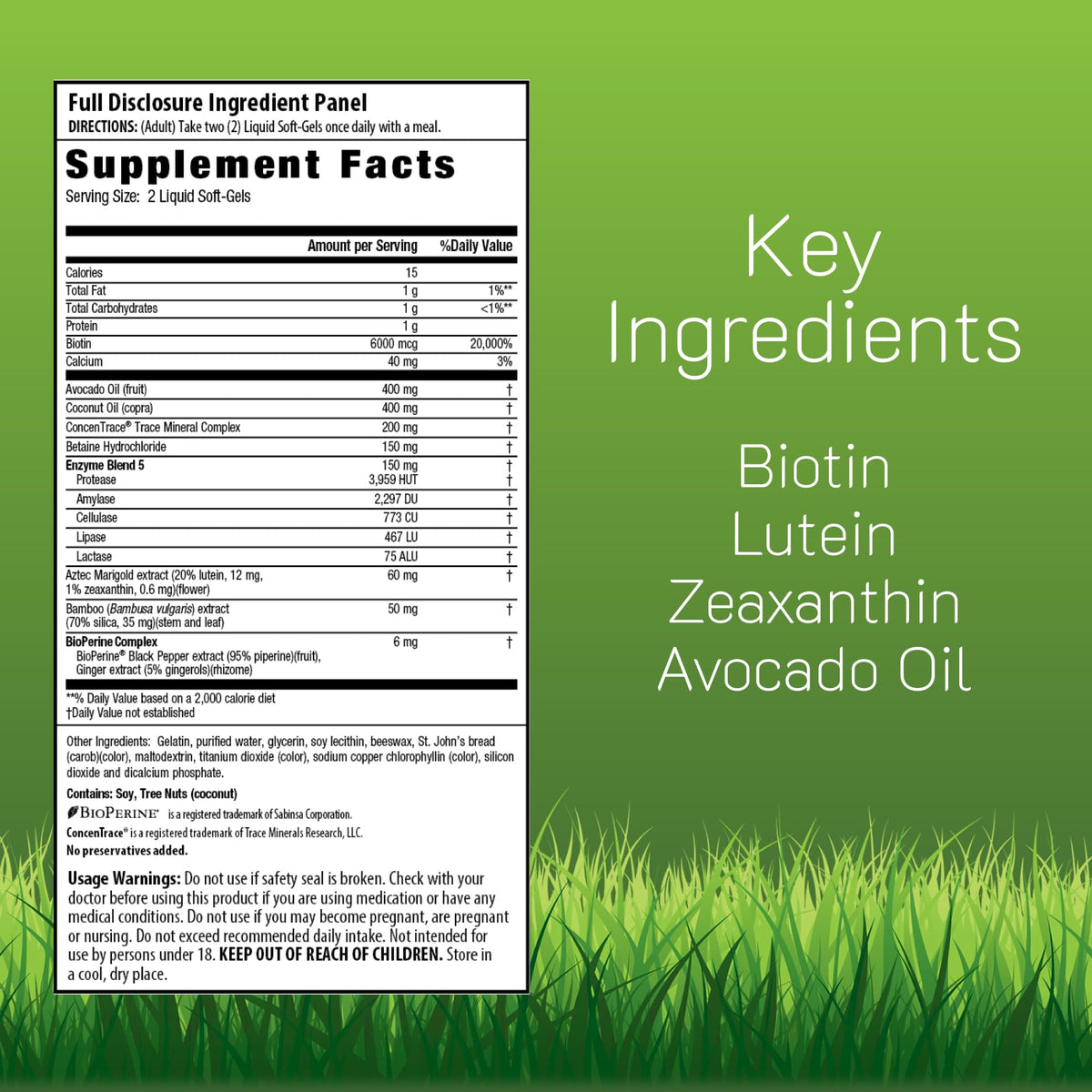 Emballage d'Irwin Naturals Biotin-6000