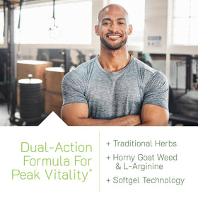 Emballage d'Irwin Naturals L-Arginine + Horny Goat Weed