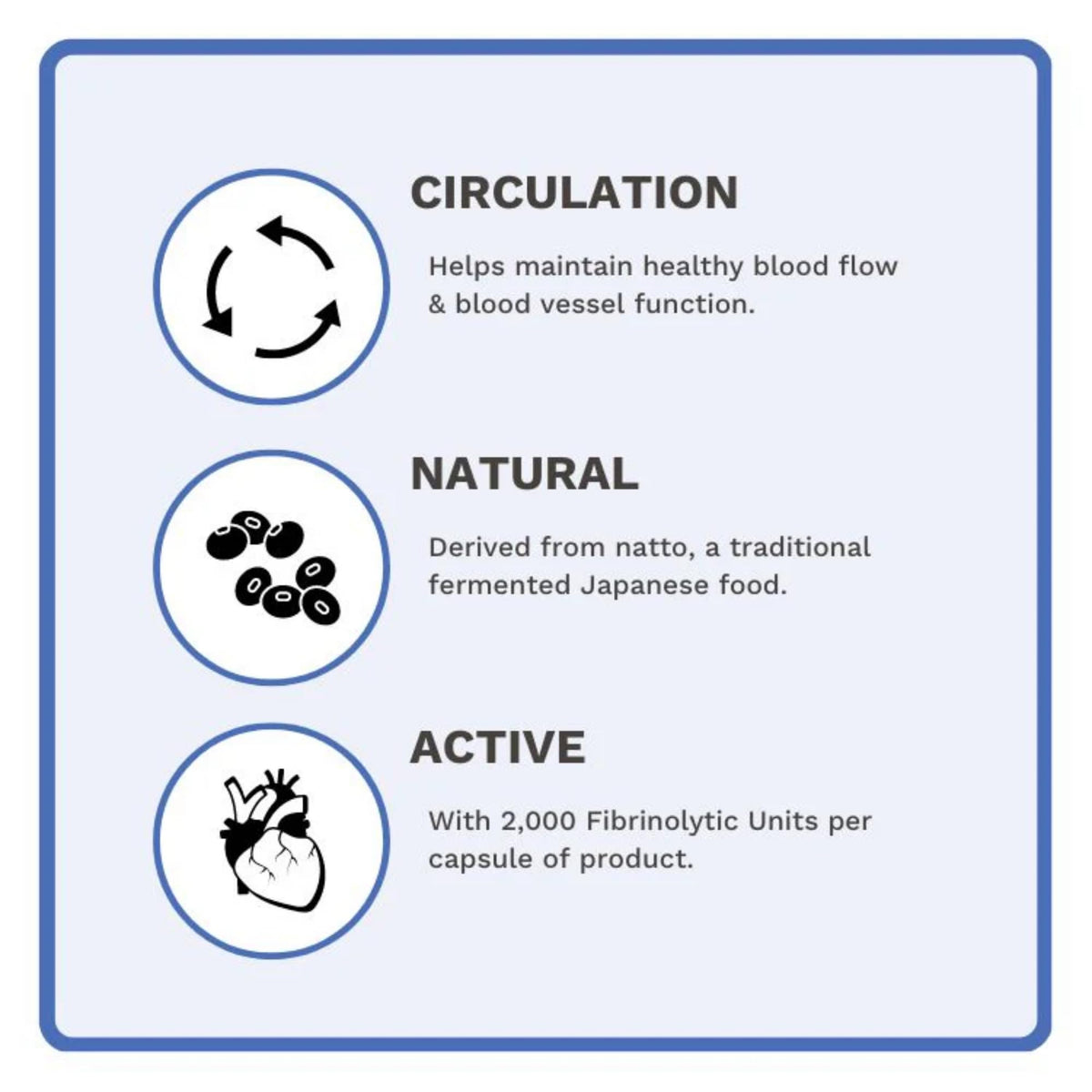 Emballage d'Utzy Naturals Nattokinase 2000 FU avec les spécifications