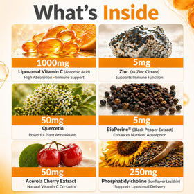 Emballage de 180 gélules de Vitamine C Liposomale PURETREX