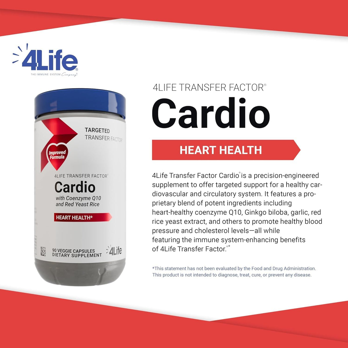 Emballage de 4Life Complément Alimentaire Cardio