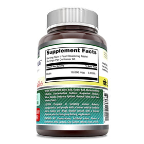 Emballage de 60 comprimés de biotine 10 000 mcg Amazing Nutrition
