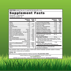 Emballage de 60 gélules liquides Irwin Naturals Multivitamine
