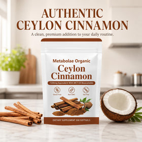 Emballage de a balanced routine Ceylon Cinnamon Capsules 300 softgels