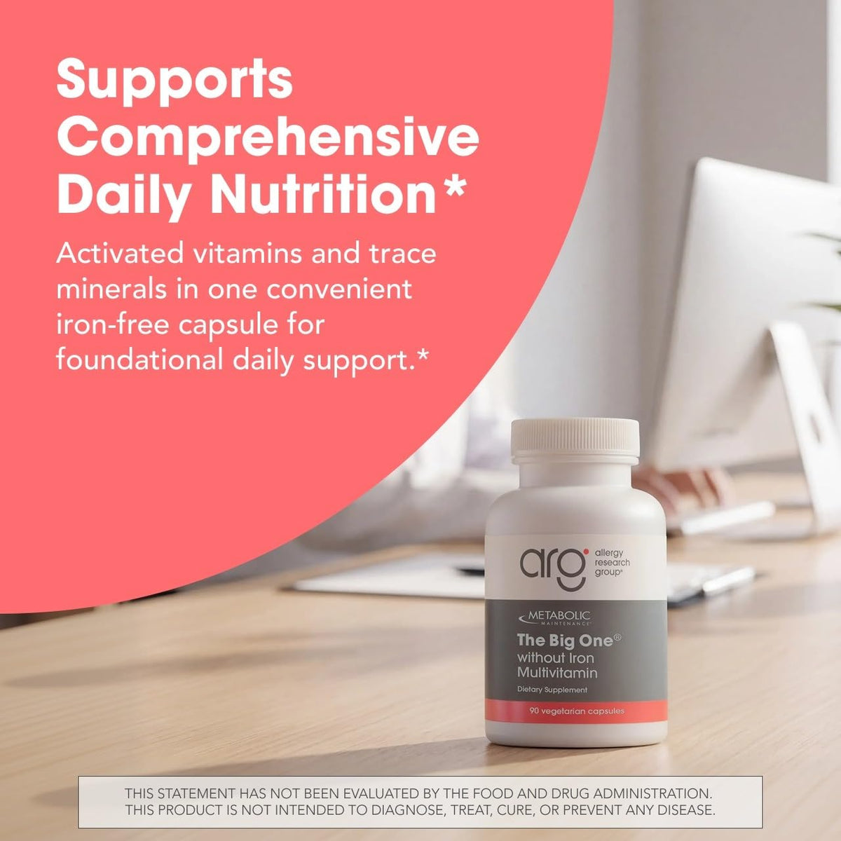 Emballage de a balanced routine Maintenance The Big One Sans Fer 90 capsules