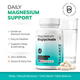 Emballage de Balancebreens Magnésium Glycinate 200mg
