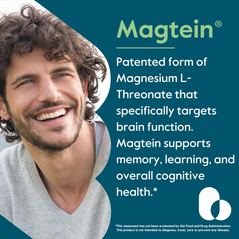 Emballage de BESTVITE Magtein Magnésium L-Thréonate avec étiquette visible
