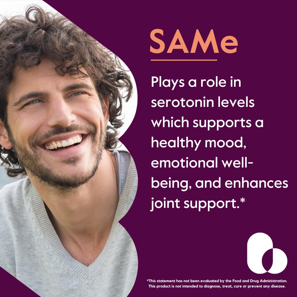 Emballage de BESTVITE SAM-e 200mg Stabilisé
