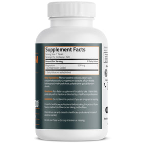 Emballage de Bronson Magnésium 500 mg comprimés