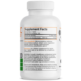 Emballage de Bronson Vitamine C 1000mg 100 comprimés