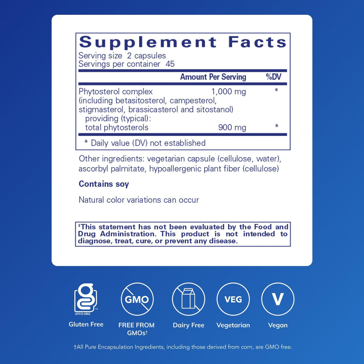 Emballage de CholestePure avec informations nutritionnelles