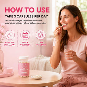 Emballage de Collagen For Her Multi-Collagène avec ingrédients énumérés