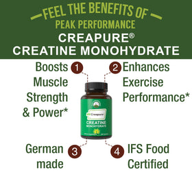 Emballage de Créatine Monohydrate Creapure Peak Performance