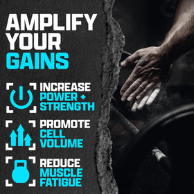 Emballage de créatine monohydrate Nutrex Research avec informations nutritionnelles
