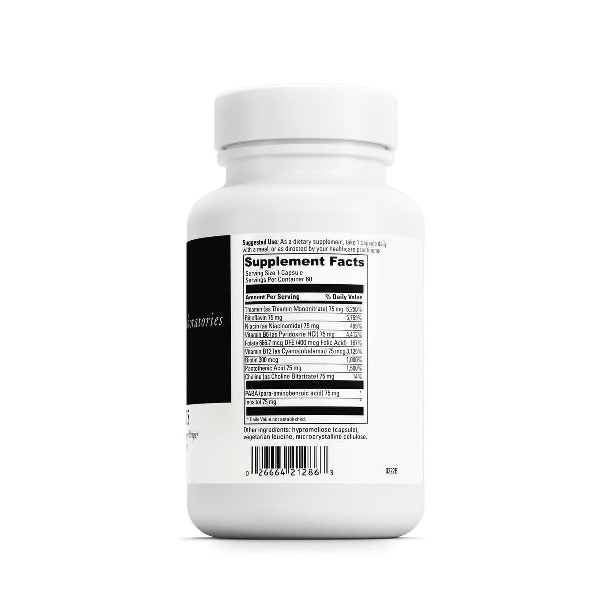 Emballage de DAVINCI B Complex-75 60 capsules