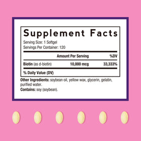 Emballage de Doctor's Recipes Biotine 10 000 mcg