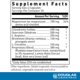 Emballage de Douglas Laboratories Cysto Renew 120 capsules
