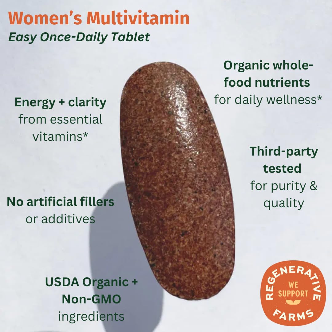 Emballage de EarthFirst Organic Multivitamine Femme Bio