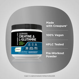 Emballage de Fitness Labs Créatine et L-Glutamine 1,1 lbs