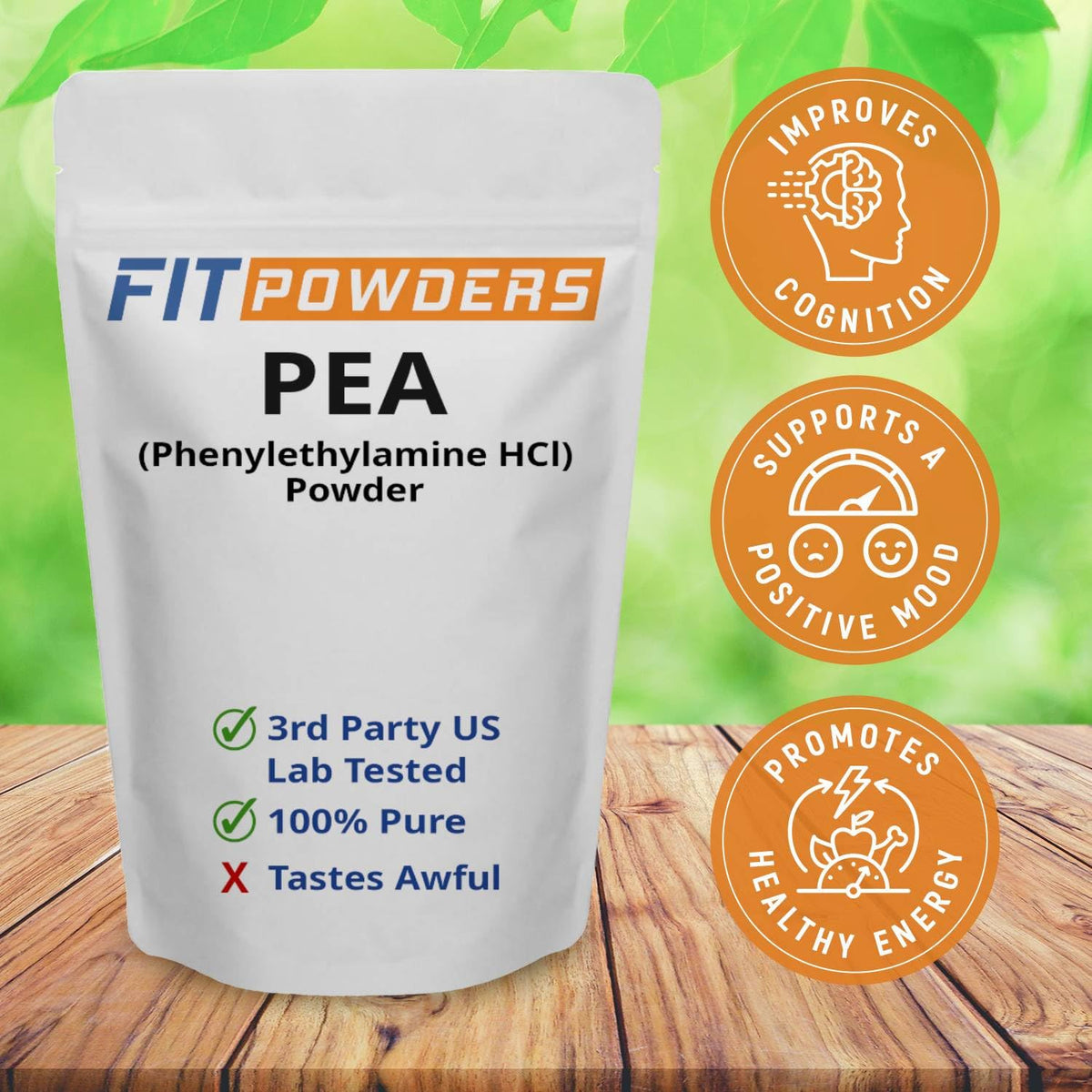 Emballage de FitPowders phényléthylamine 500g