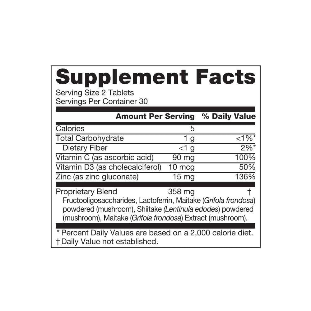 Emballage de Forever Living ImmuBlend, côté