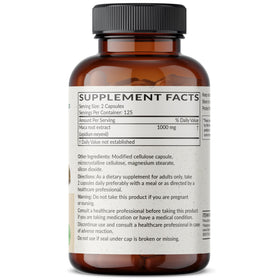 Emballage de Futurebiotics Maca Racine 4000 mg avec étiquette