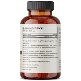 Emballage de Futurebiotics Vitamine A 10 000 UI gélules molles