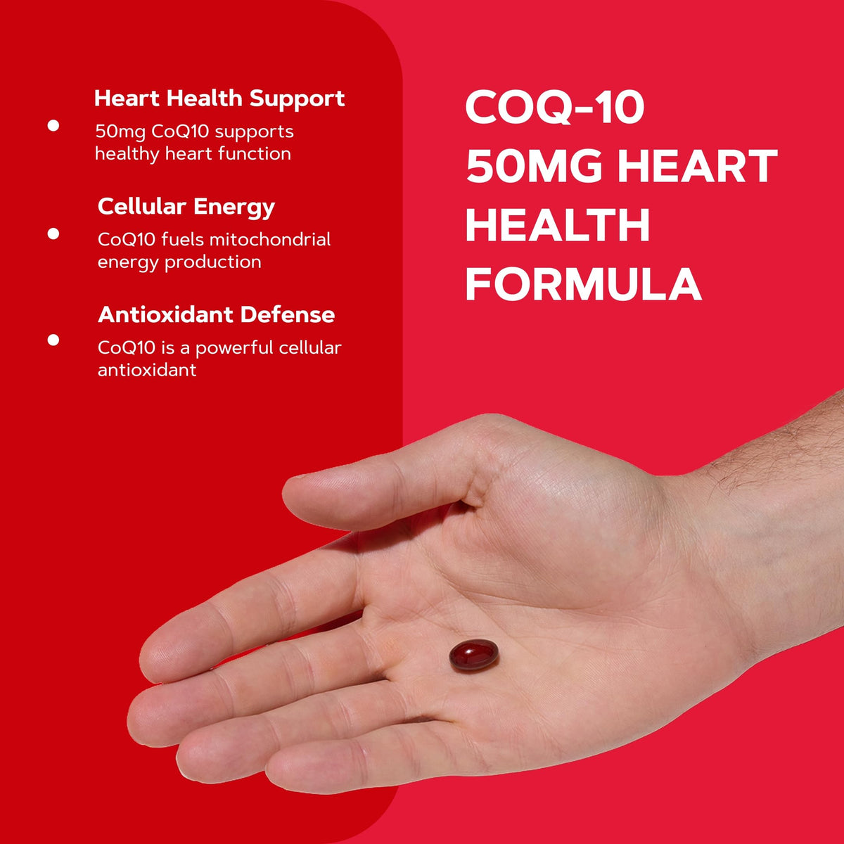 Emballage de GNC CoQ-10 50mg avec logo GNC