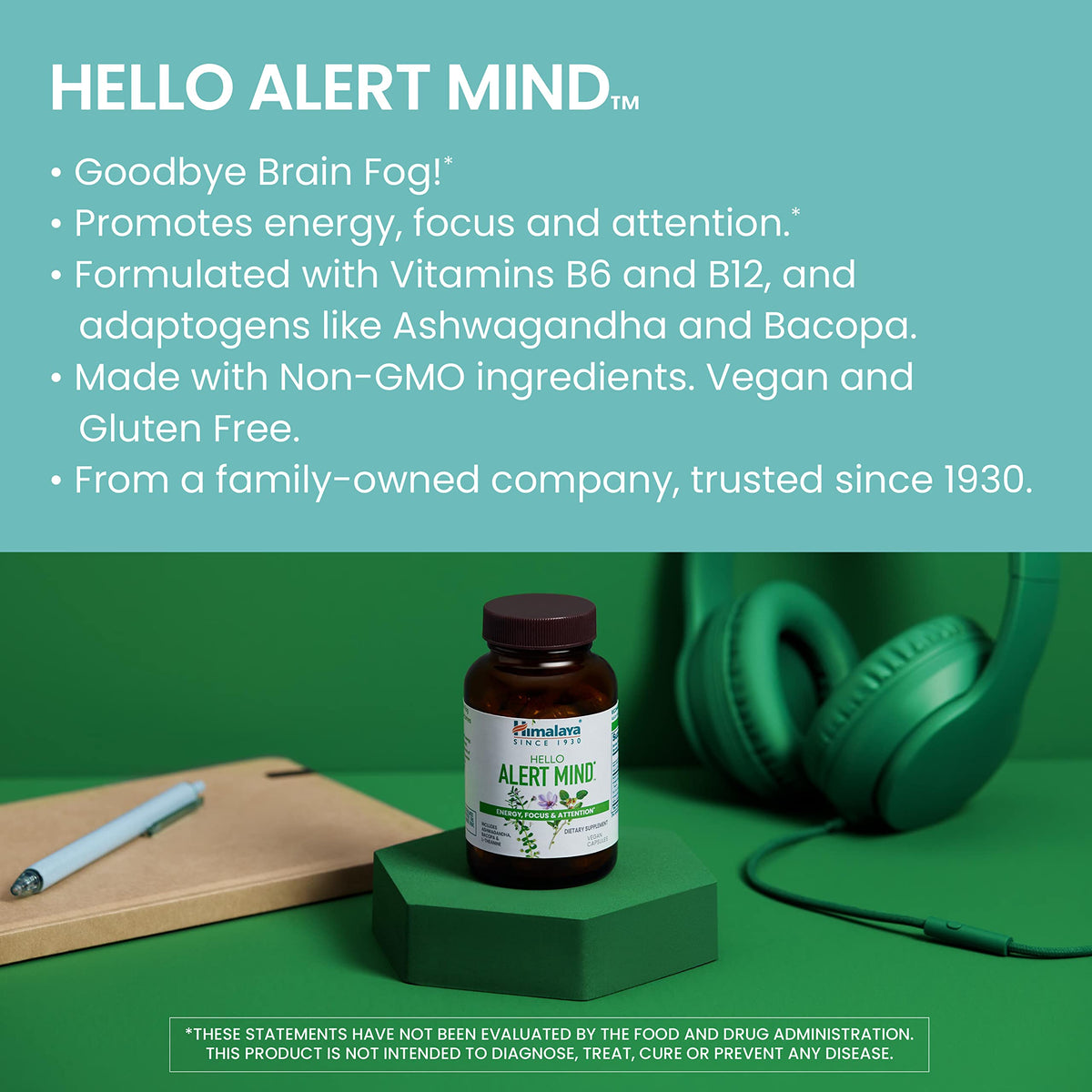 Emballage de Himalaya Hello Alert avec informations nutritionnelles