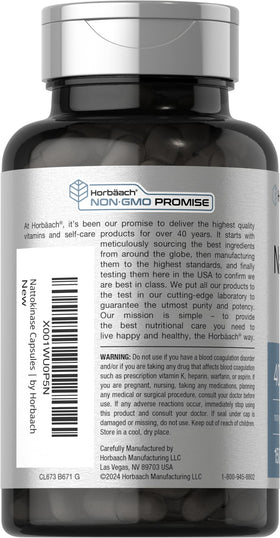 Emballage de Horbäach Nattokinase 4000 FU de côté