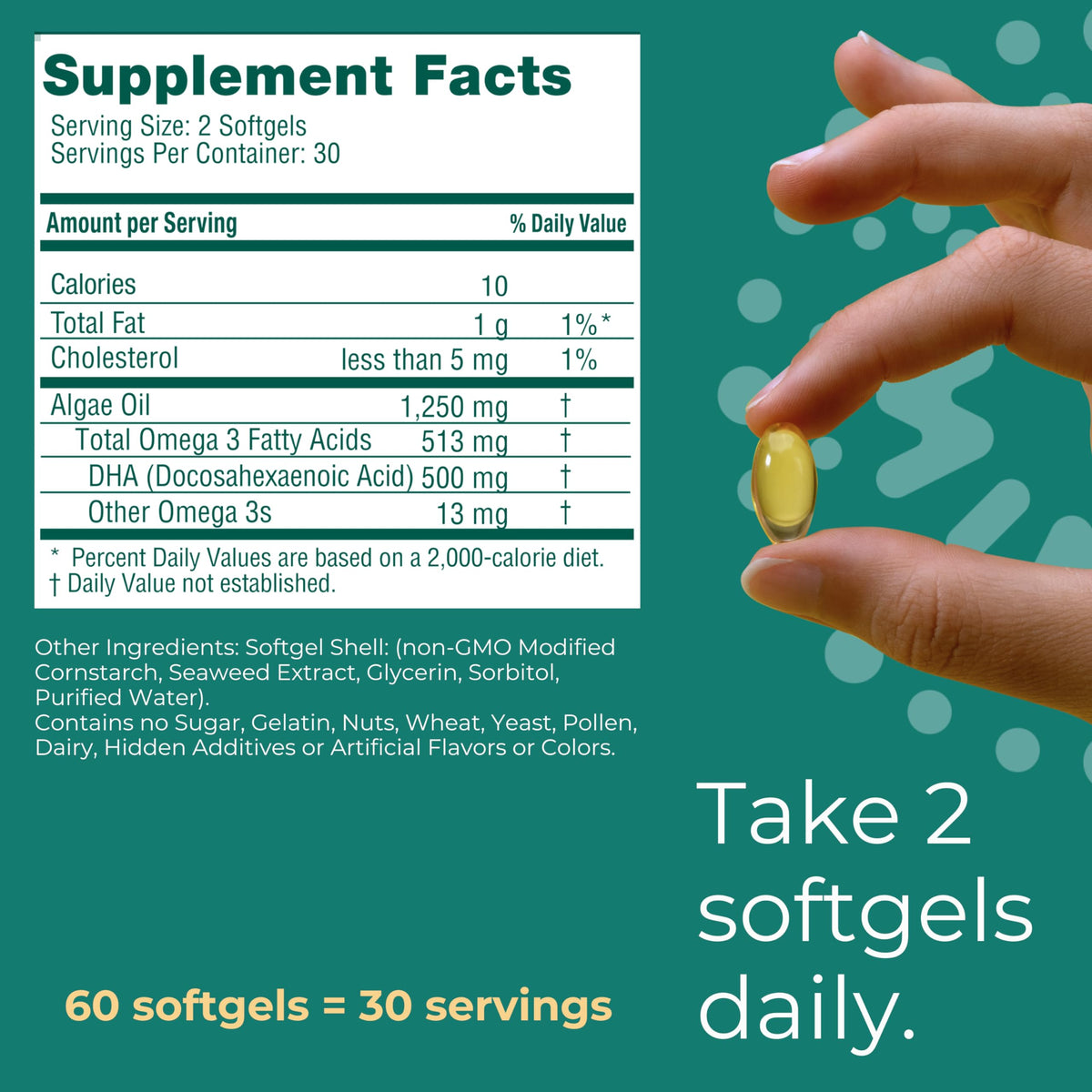 Emballage de Iwi DHA Omega-3 avec logo et label