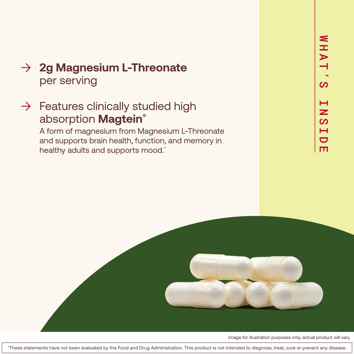 Emballage de Jarrow MagMind Magnésium L-Thréonate