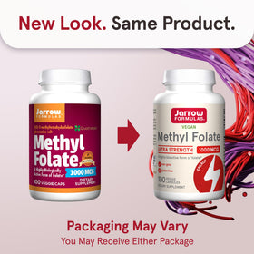 Emballage de Jarrow Methyl Folate 1000 mcg