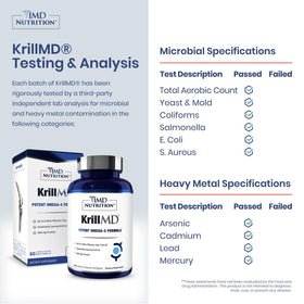Emballage de KrillMD avec gélules visibles