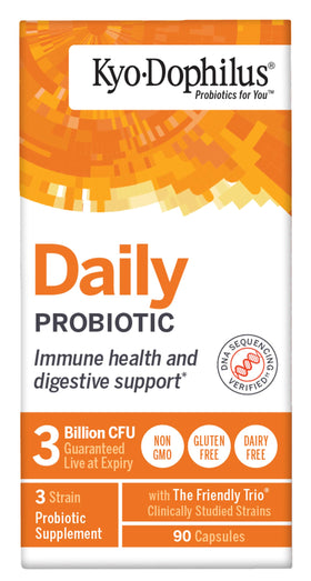 Emballage de Kyolic Kyo-Dophilus Probiotique Quotidien