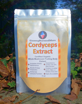 Emballage de l'extrait de Champignon Cordyceps 118g